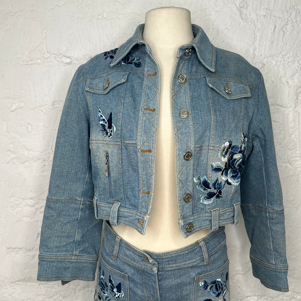 CHRISTIAN DIOR - Set denim blue
