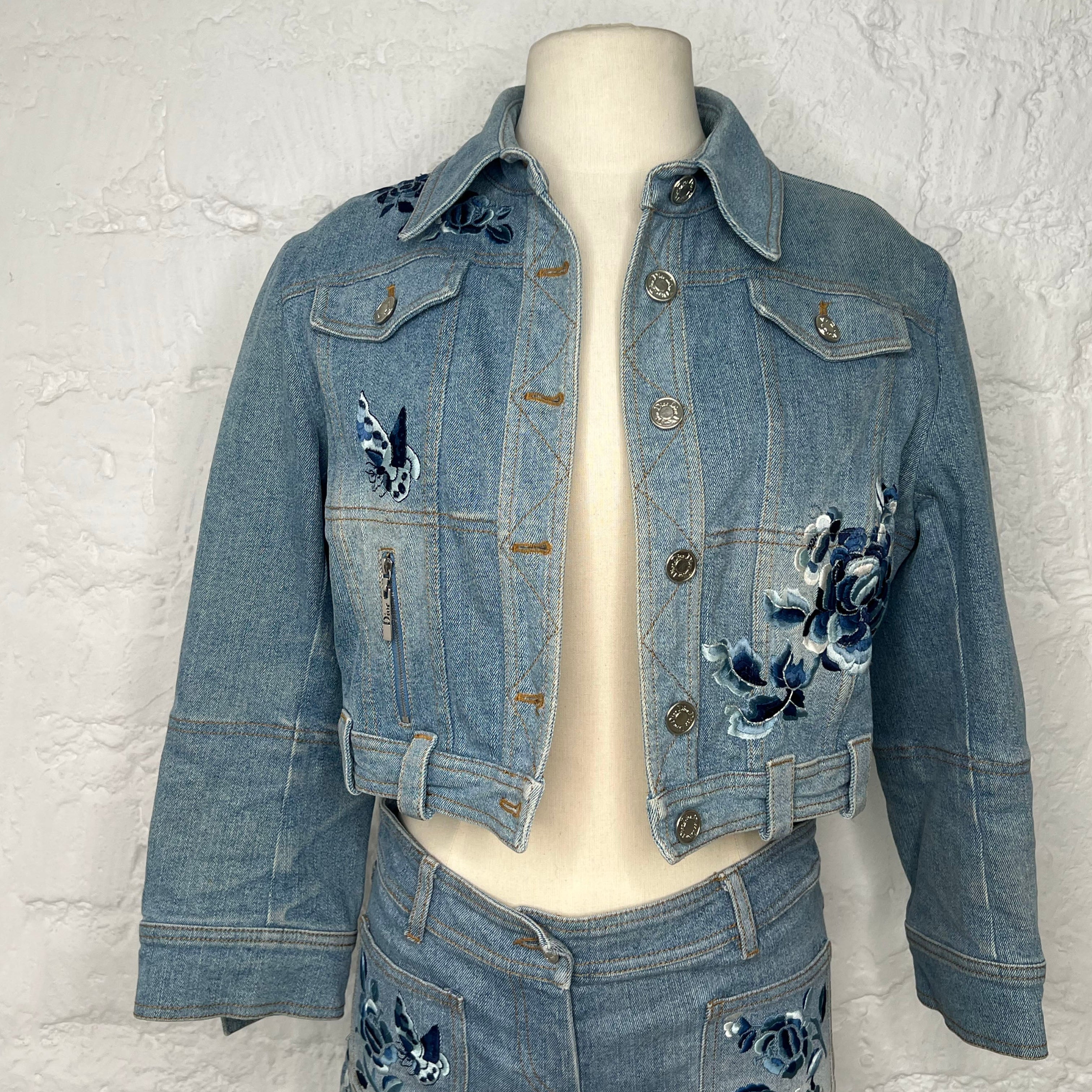 CHRISTIAN DIOR - Set denim blue