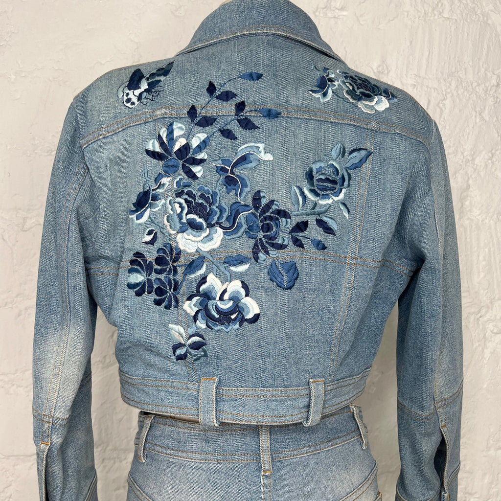 CHRISTIAN DIOR - Set denim blue