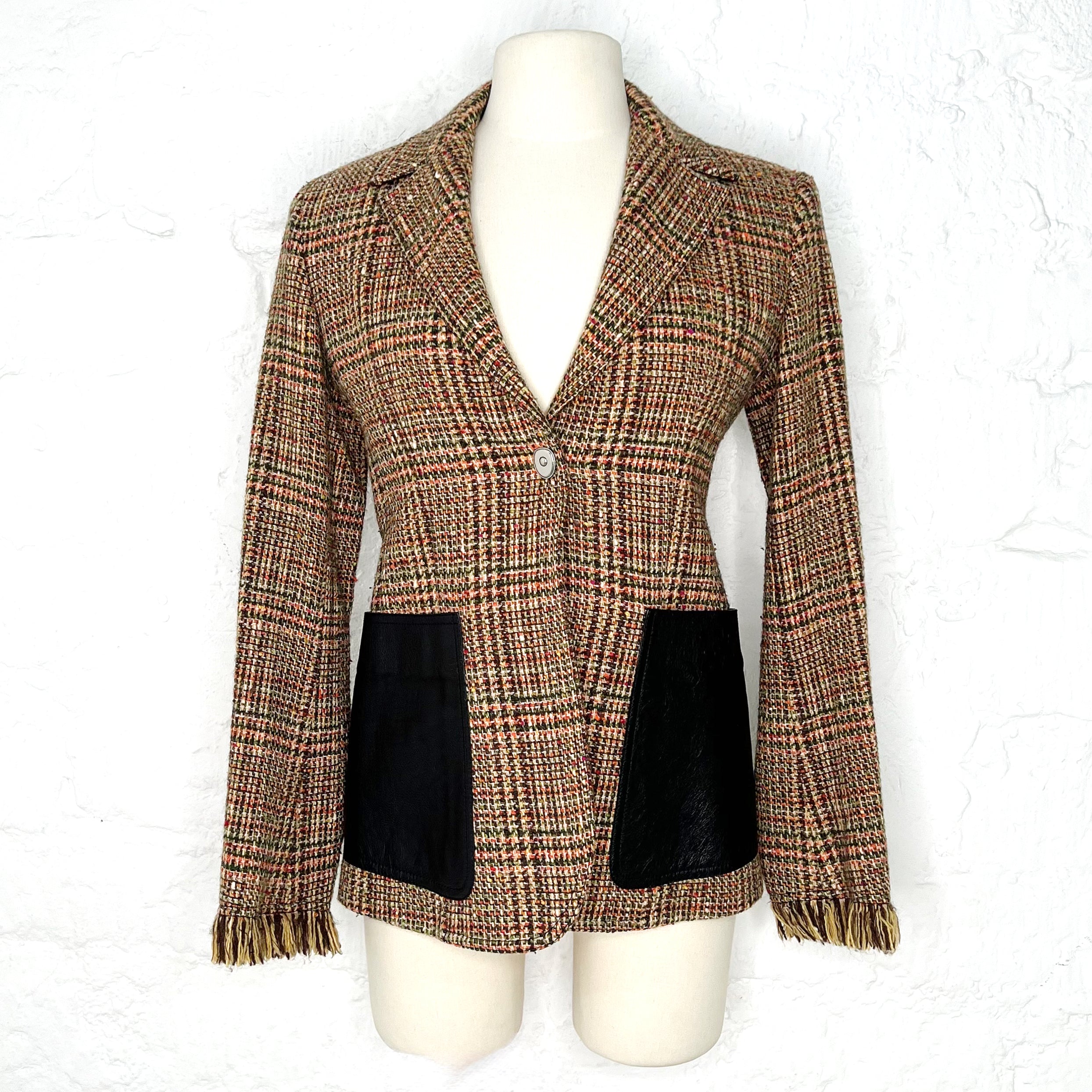 SONIA RYKIEL SONIA RYKIEL - Multicolor Tweed Blazer - ALE PARIS Luxury Vintage