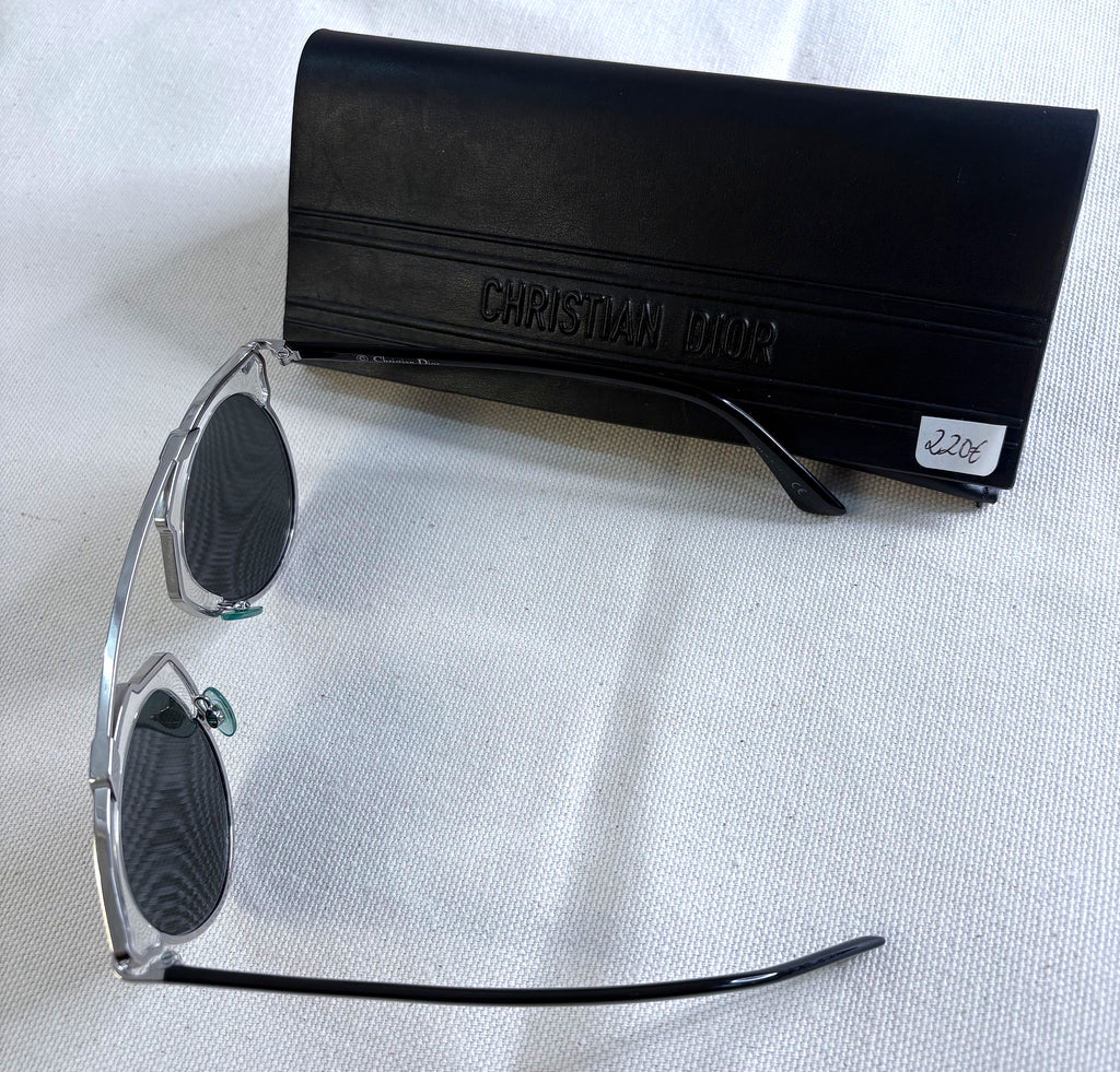 CHRISTIAN DIOR CHRISTIAN DIOR -  Silver So Real Sunglasses - ALE PARIS Luxury Vintage