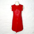MARNI MARNI - Long Red Leather Vest - ALE PARIS Luxury Vintage