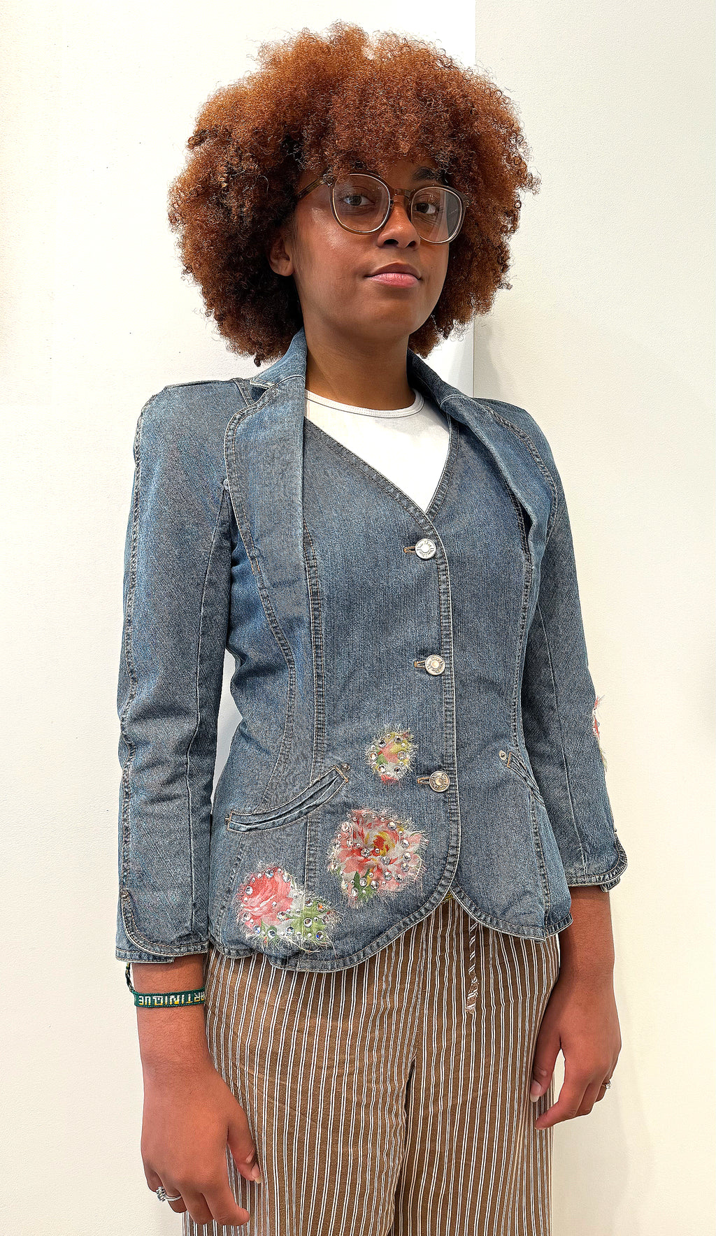 CHRISTIAN DIOR CHRISTIAN DIOR - Blue Denim Jacket - ALE PARIS Luxury Vintage