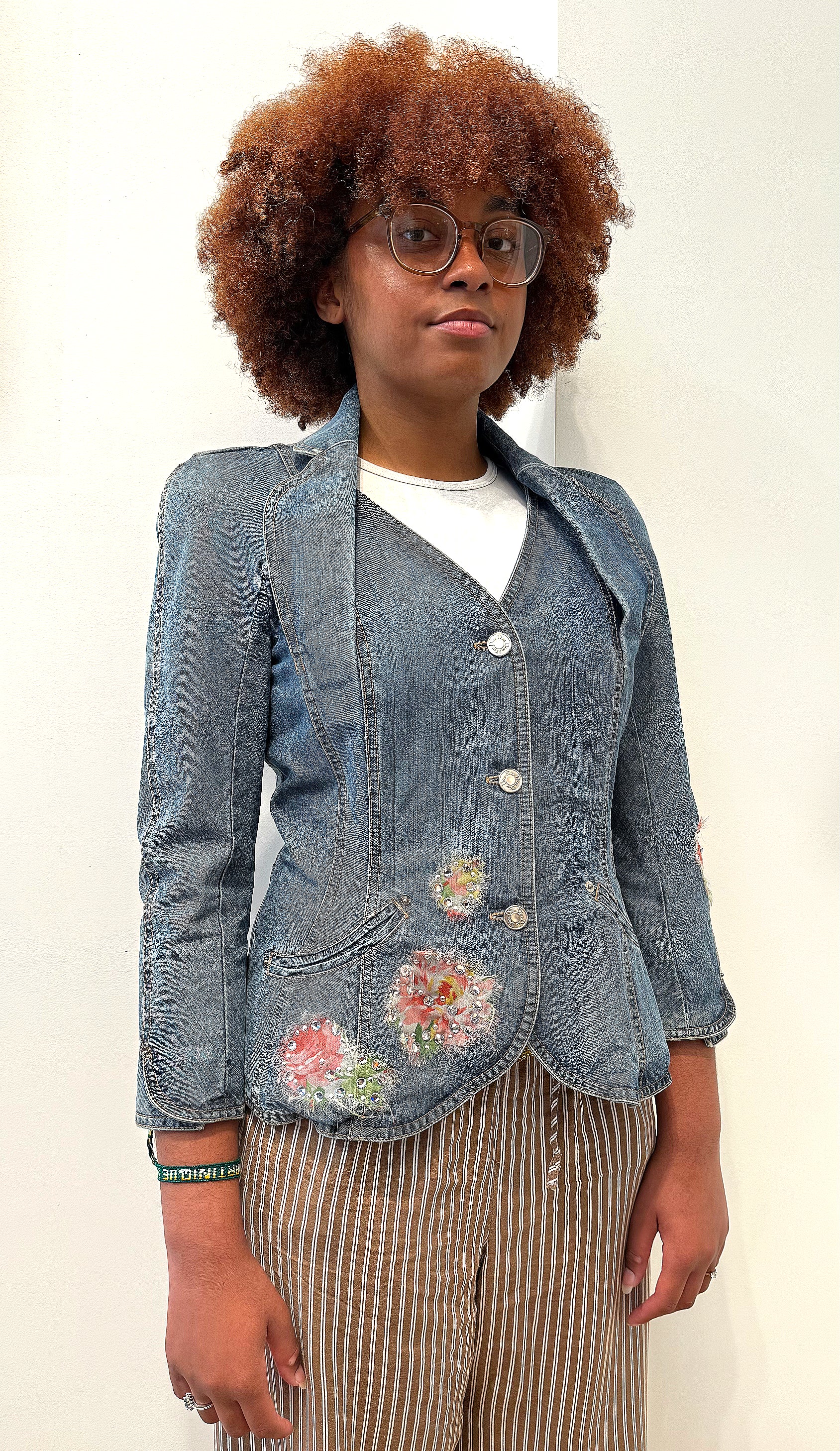 CHRISTIAN DIOR CHRISTIAN DIOR - Blue Denim Jacket - ALE PARIS Luxury Vintage