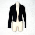 LOUIS VUITTON LOUIS VUITTON - Cropped Fitted Black Blazer - ALE PARIS Luxury Vintage