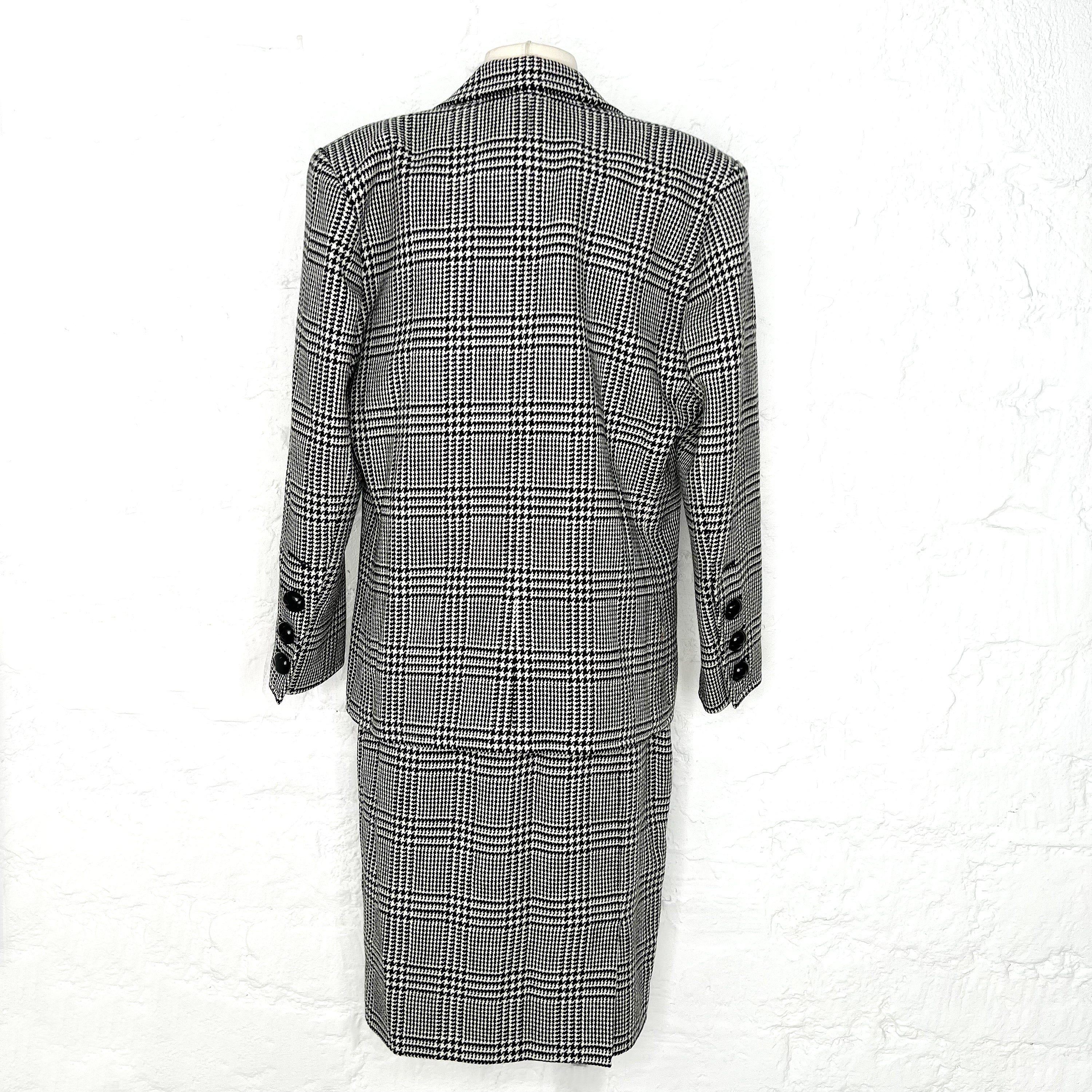 YVES SAINT LAURENT YVES SAINT LAURENT - Houndstooth Pattern Set - ALE PARIS Luxury Vintage