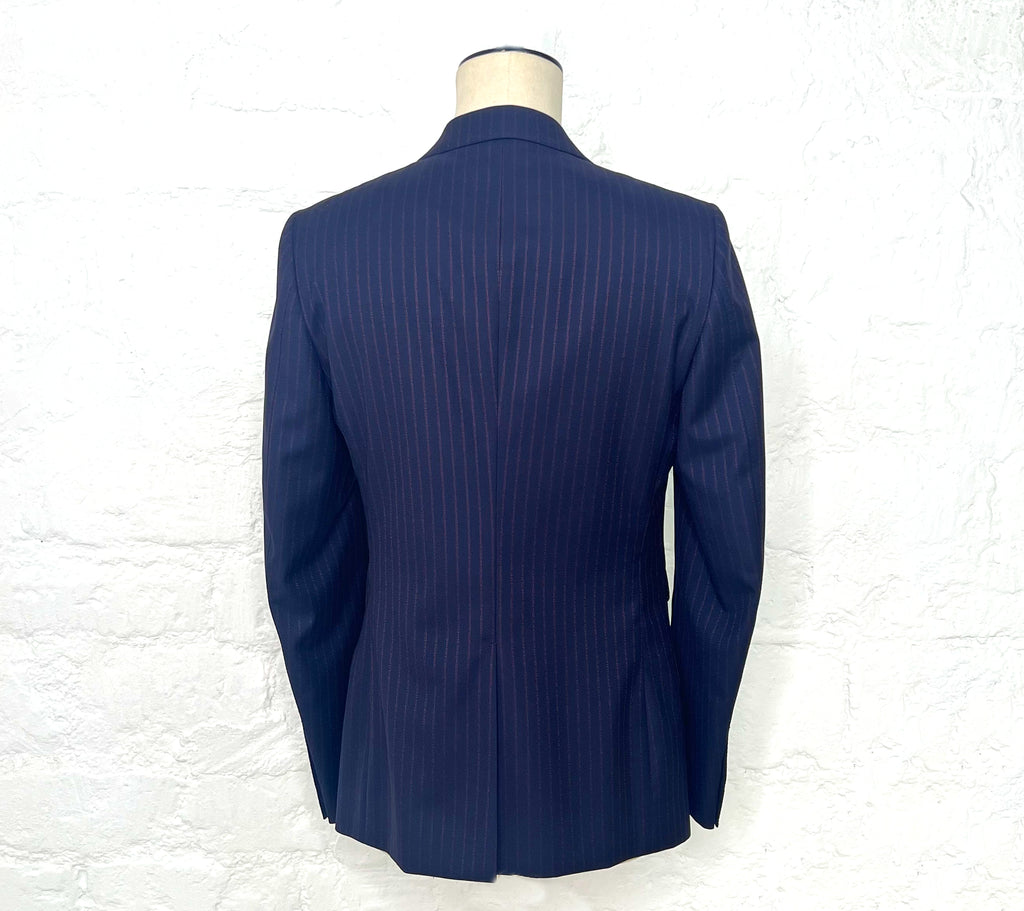 GUCCI GUCCI - Navy Smocking With Red Stripes - ALE PARIS Luxury Vintage