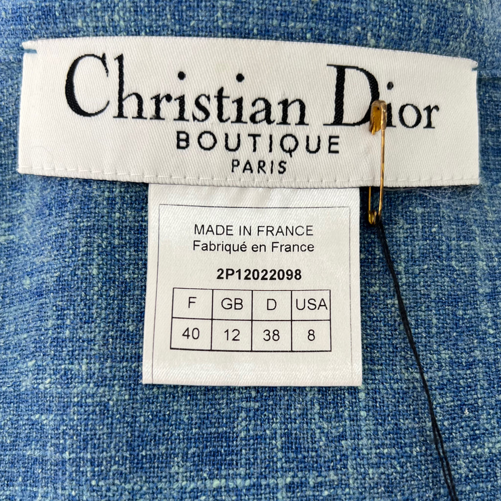CHRISTIAN DIOR CHRISTIAN DIOR - Embroideries Blue Jacket - ALE PARIS Luxury Vintage