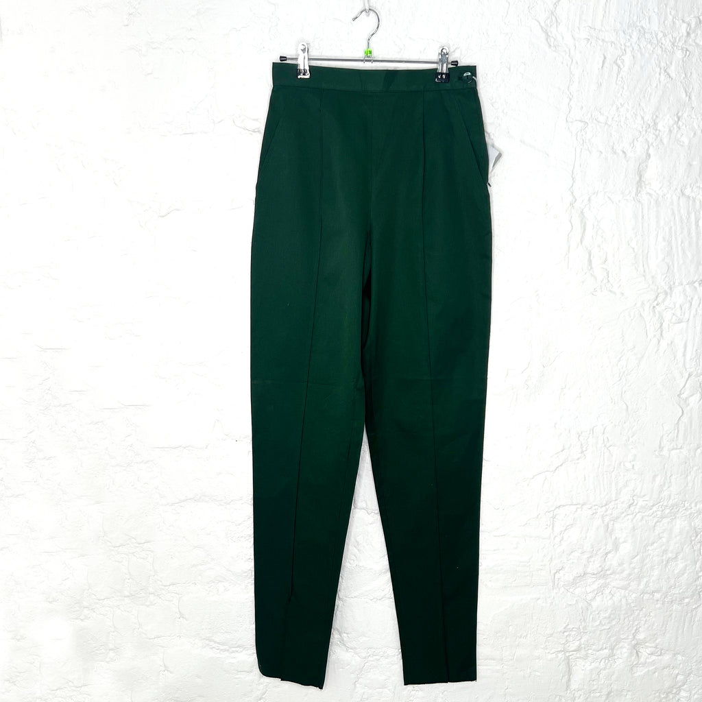 CHRISTIAN DIOR CHRISTIAN DIOR - Green Wide Leg Trousers - ALE PARIS Luxury Vintage