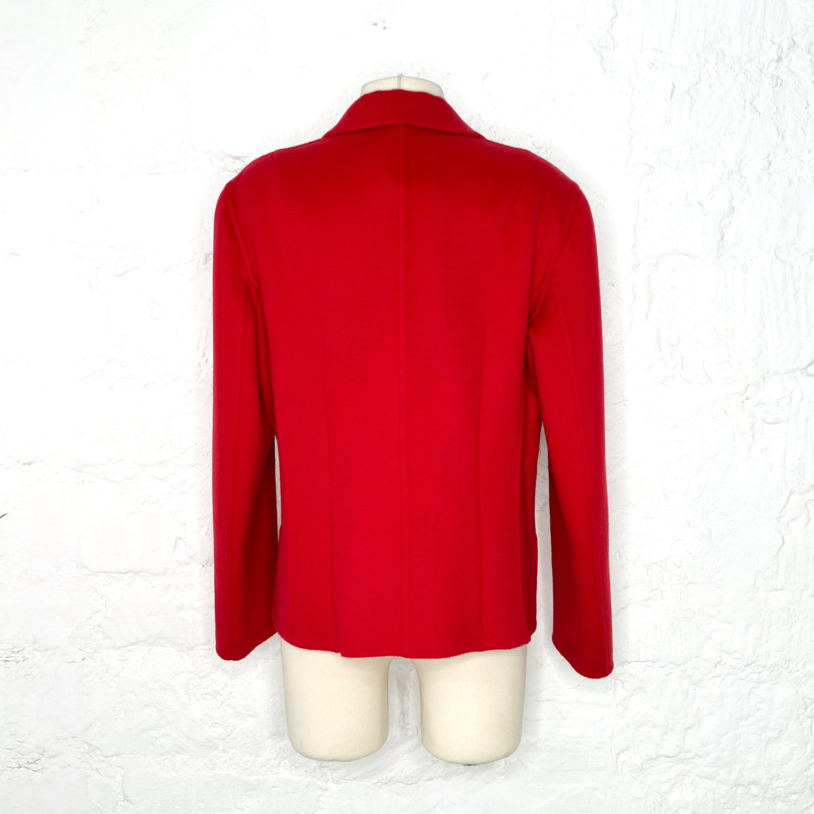 CHRISTIAN DIOR CHRISTIAN DIOR - Red Wool Blazer - ALE PARIS Luxury Vintage