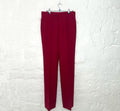 GUCCI GUCCI - Red Pleated Pants - ALE PARIS Luxury Vintage