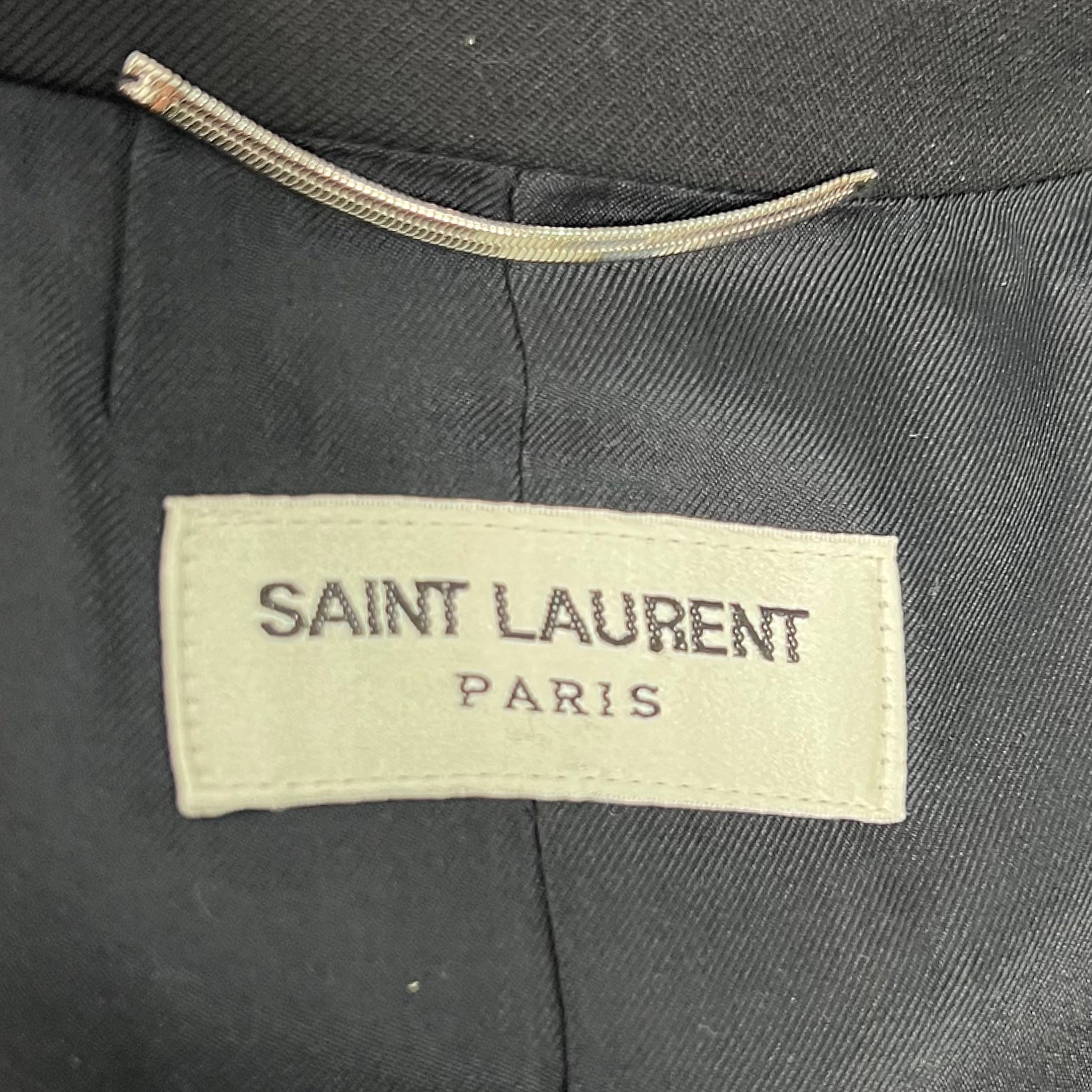SAINT LAURENT SAINT LAURENT - Black Wool Blazer - ALE PARIS Luxury Vintage