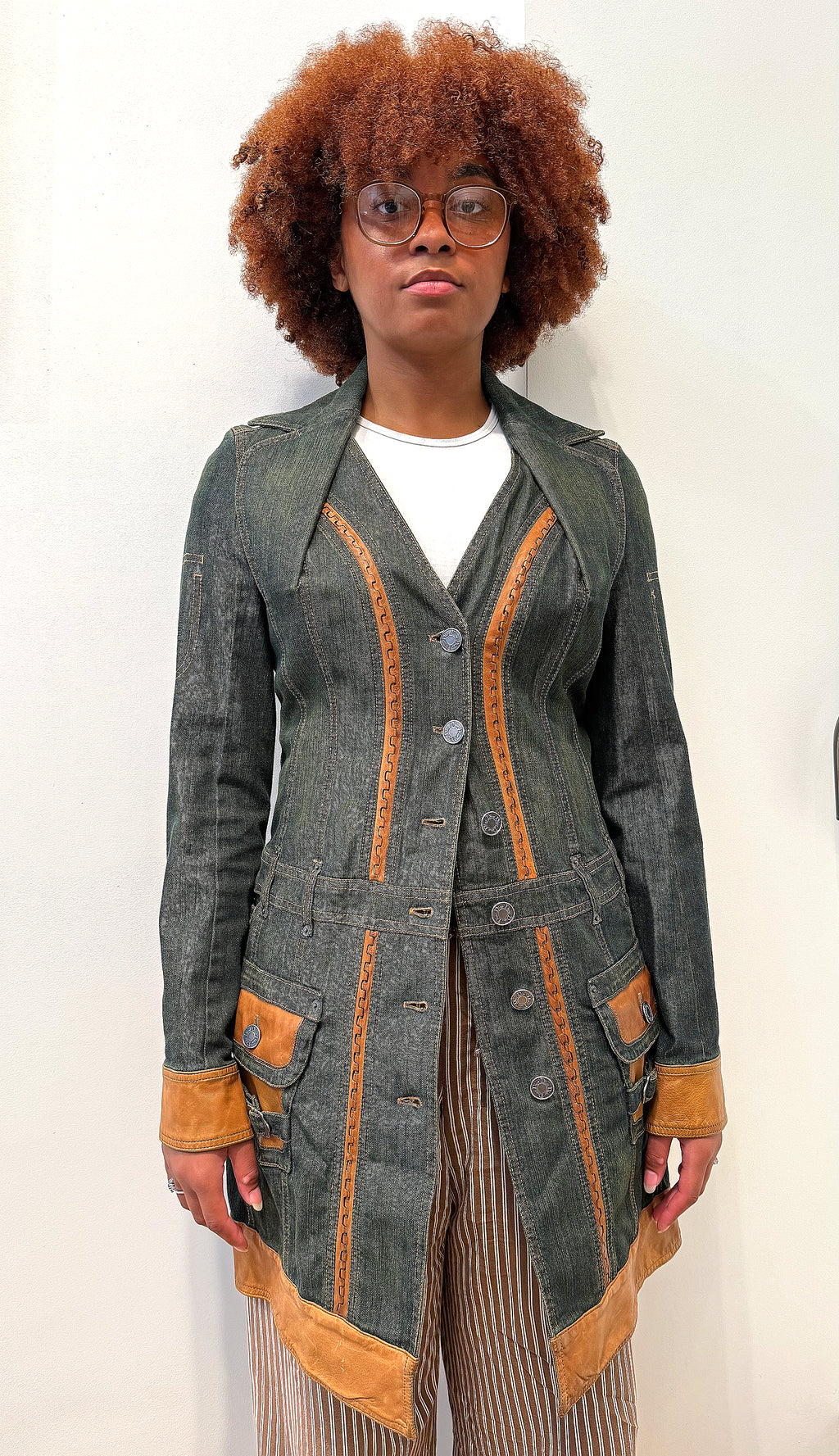 CHRISTIAN DIOR CHRISTIAN DIOR - Denim Bar Dress - ALE PARIS Luxury Vintage