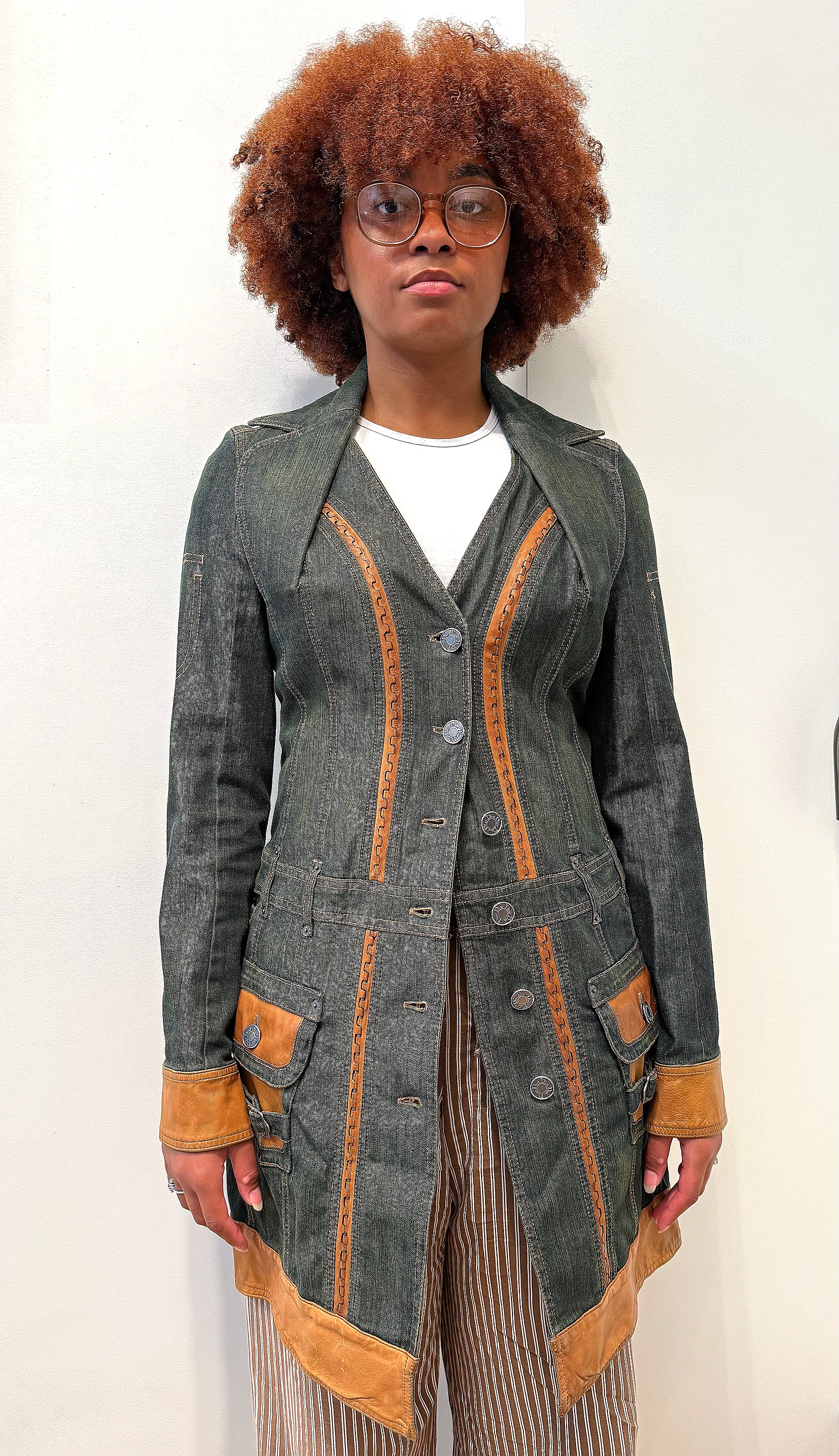 CHRISTIAN DIOR CHRISTIAN DIOR - Denim Bar Dress - ALE PARIS Luxury Vintage