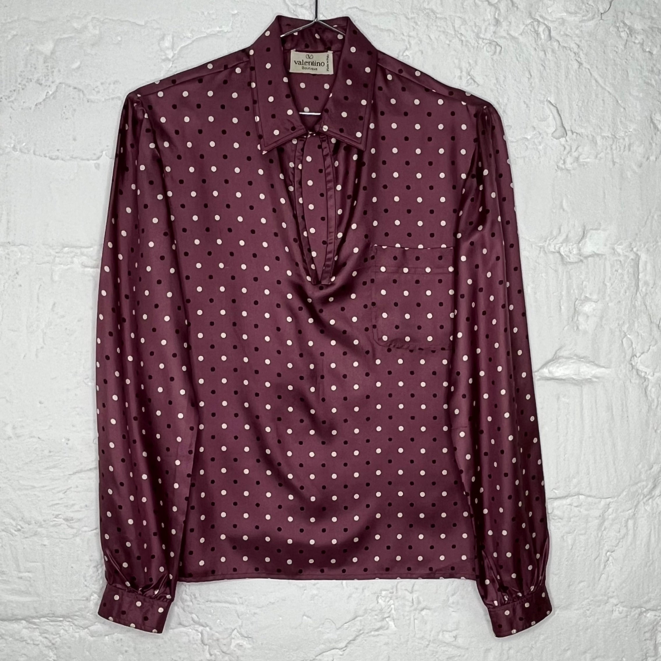 VALENTINO VALENTINO - Dot Printed Shirt - ALE PARIS Luxury Vintage