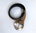 GIVENCHY GIVENCHY - Beige And Gold Nubuck Belt - ALE PARIS Luxury Vintage