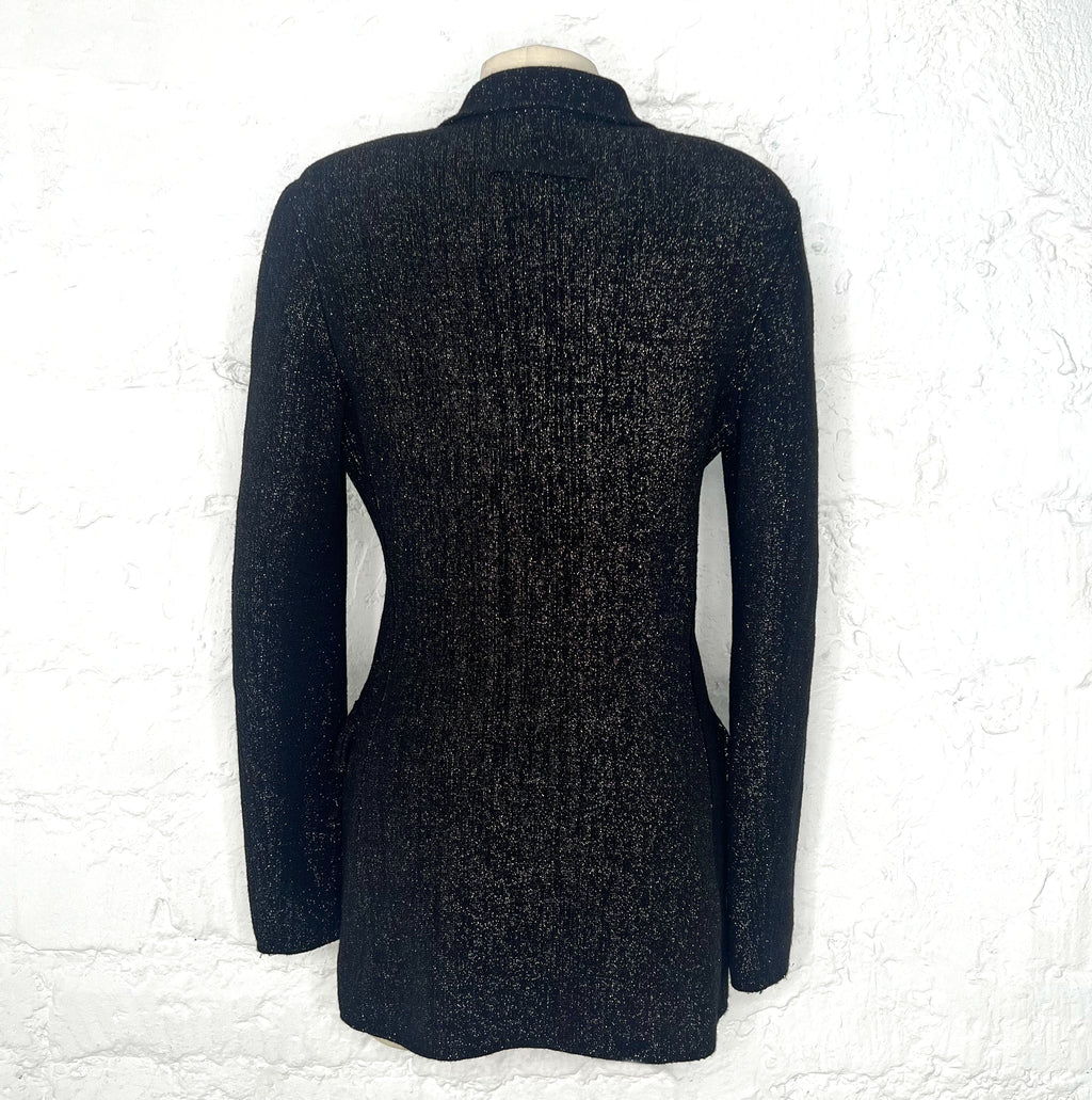 JEAN PAUL GAULTIER JEAN PAUL GAULTIER -  Black Lurex Jacket - ALE PARIS Luxury Vintage