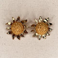 YVES SAINT LAURENT YVES SAINT LAURENT - Flower Clip Earrings - ALE PARIS Luxury Vintage