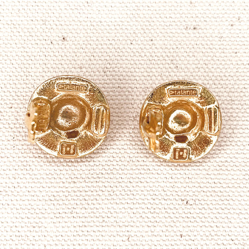 ATALANTE ATALANTE - Shell Clip Earrings - ALE PARIS Luxury Vintage