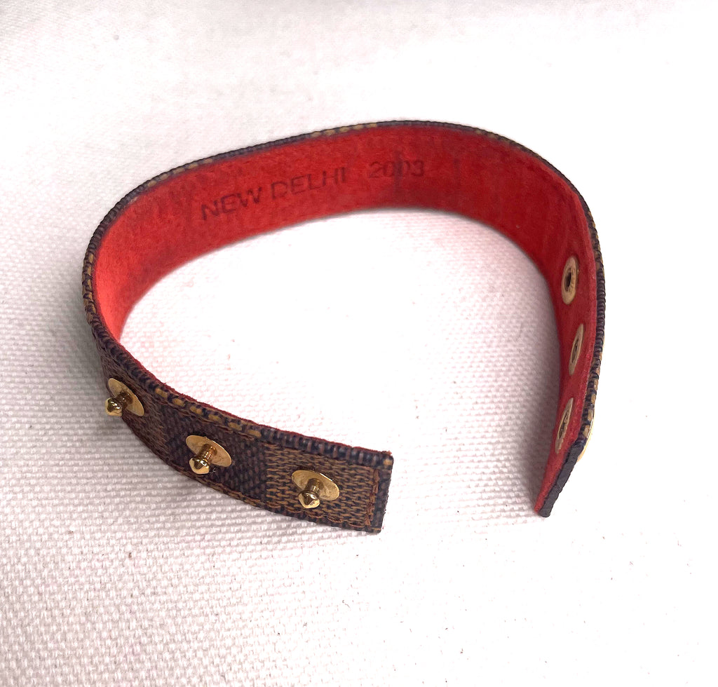 LOUIS VUITTON LOUIS VUITTON - Damier Ebene Soho Bracelet - ALE PARIS Luxury Vintage
