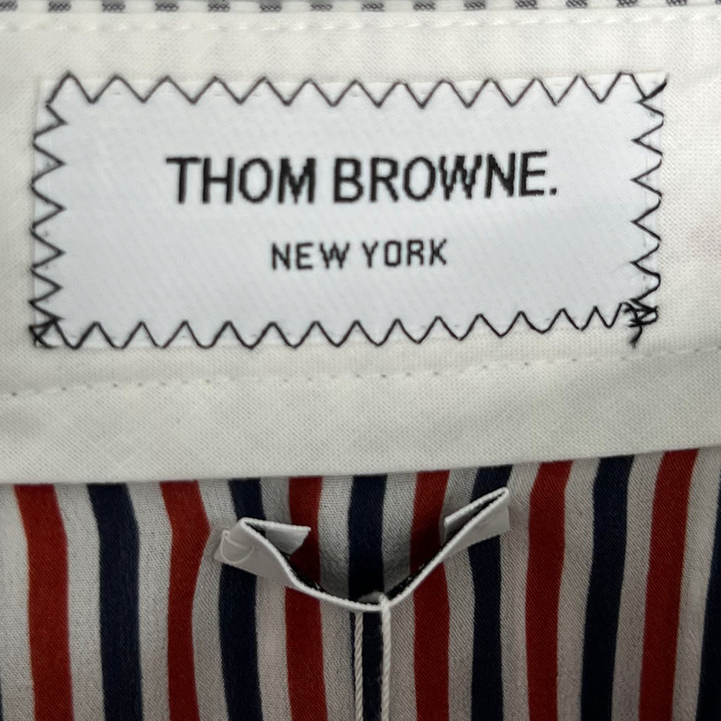 THOM BROWNE THOM BROWNE -  Seersucker Midi Pleated Skirt - ALE PARIS Luxury Vintage