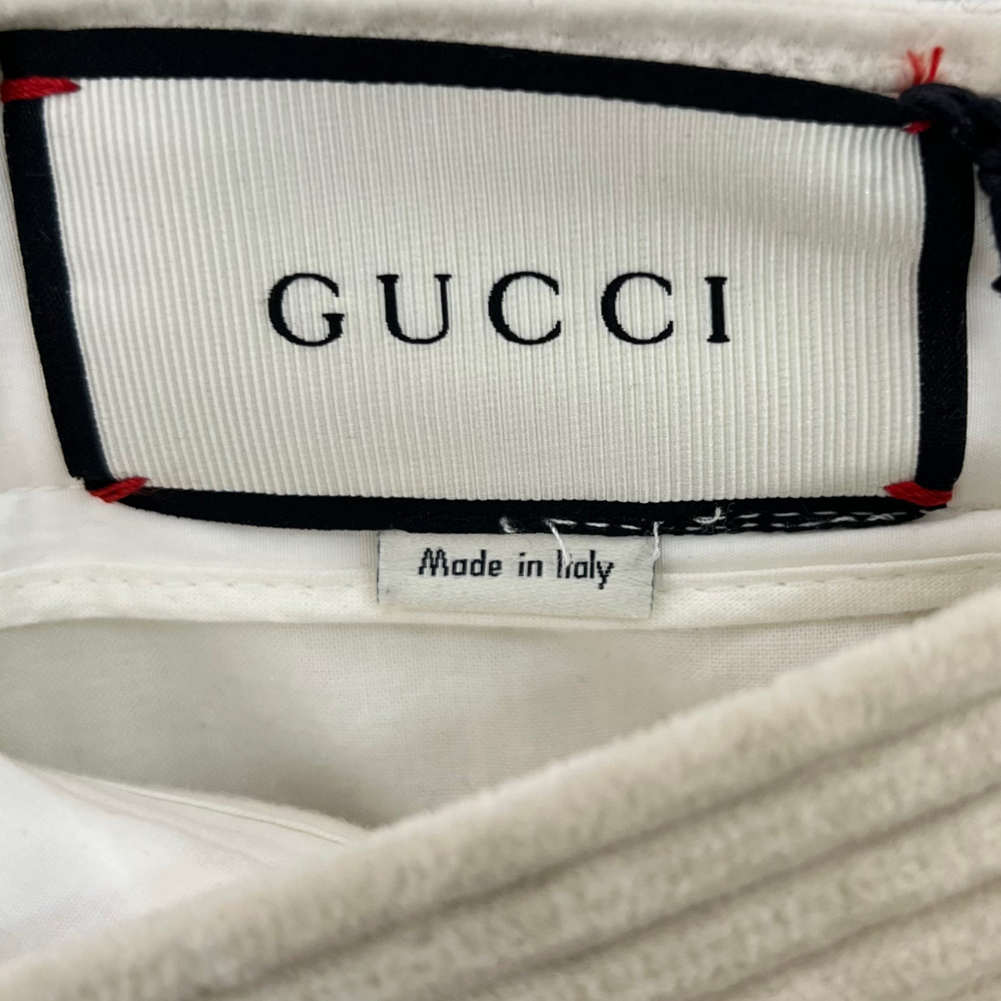 GUCCI GUCCI - Camel Ecru Wide Leg Trousers - ALE PARIS Luxury Vintage
