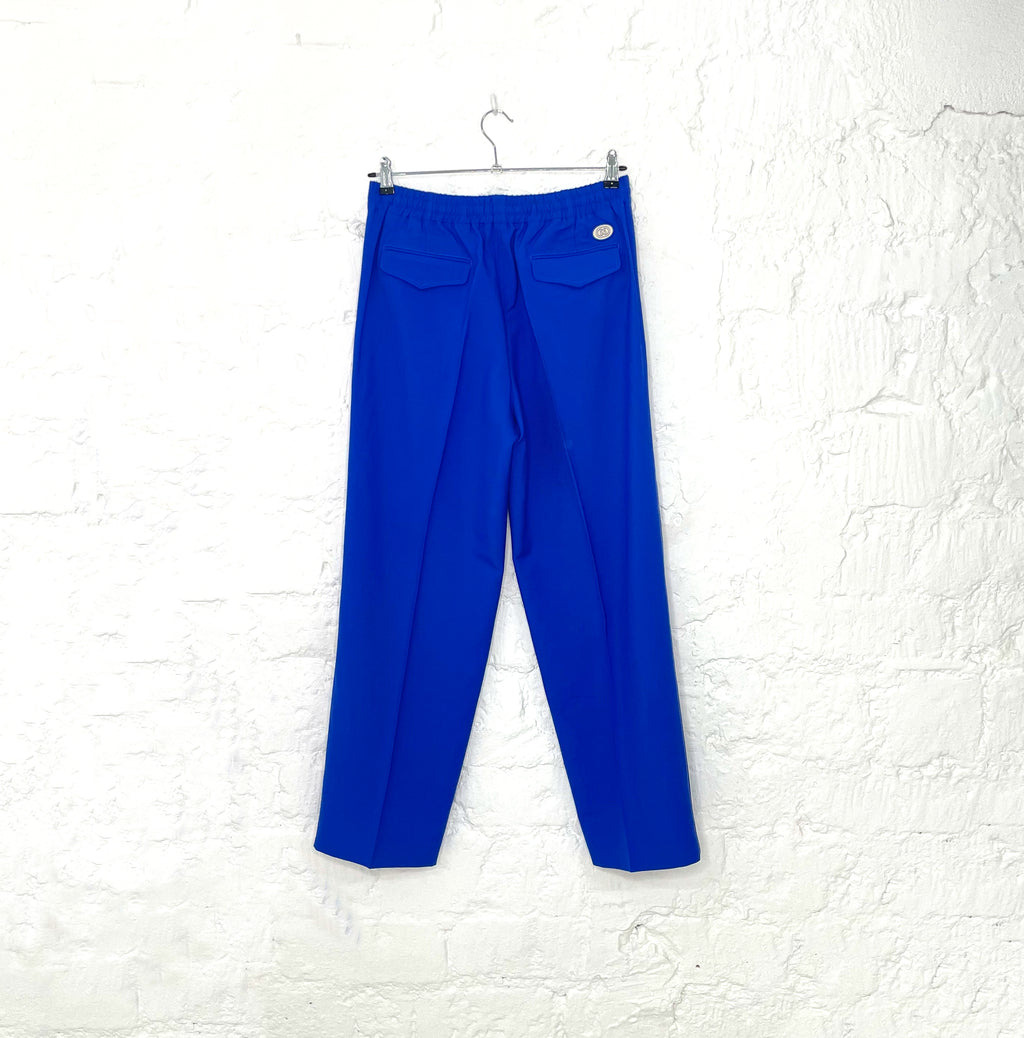 GUCCI GUCCI - Blue Wide Straight Cut Trousers - ALE PARIS Luxury Vintage