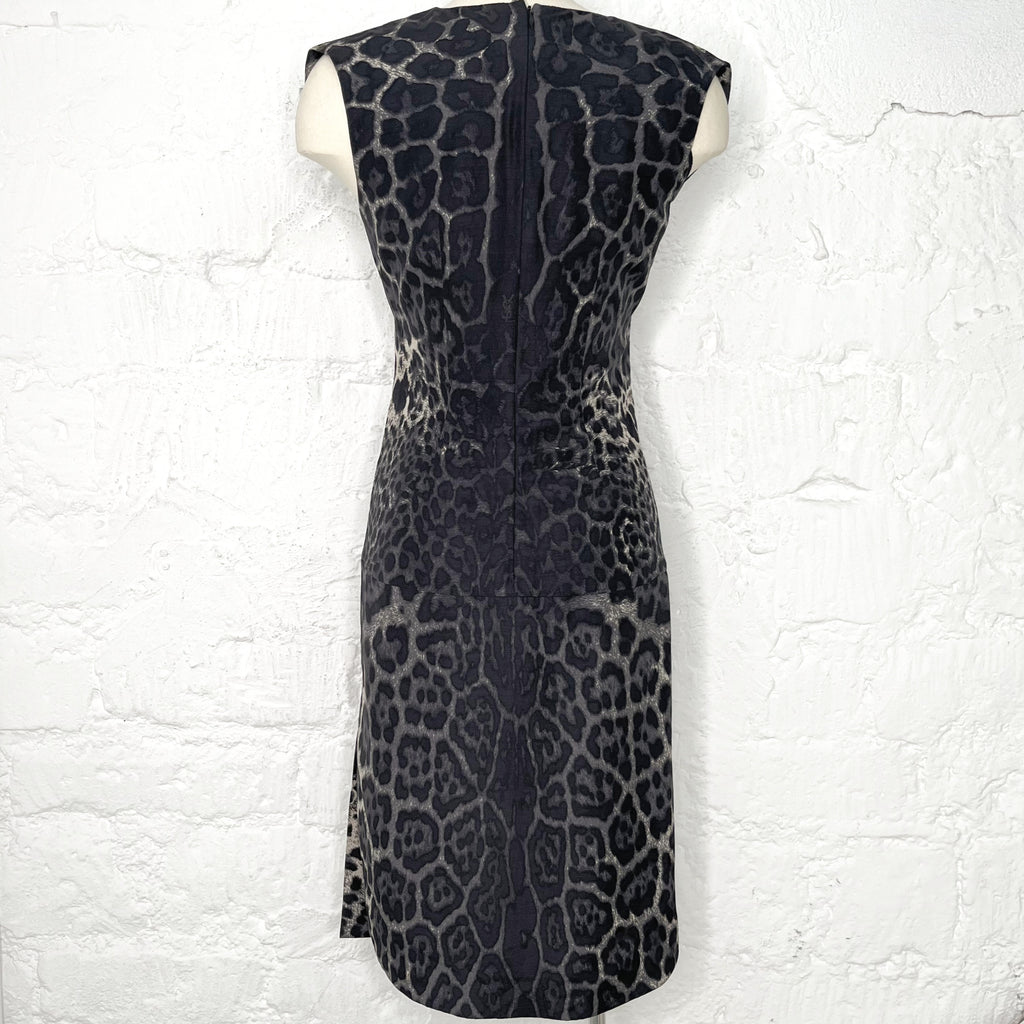 YVES SAINT LAURENT YVES SAINT LAURENT - Leopard Printed Dress - ALE PARIS Luxury Vintage