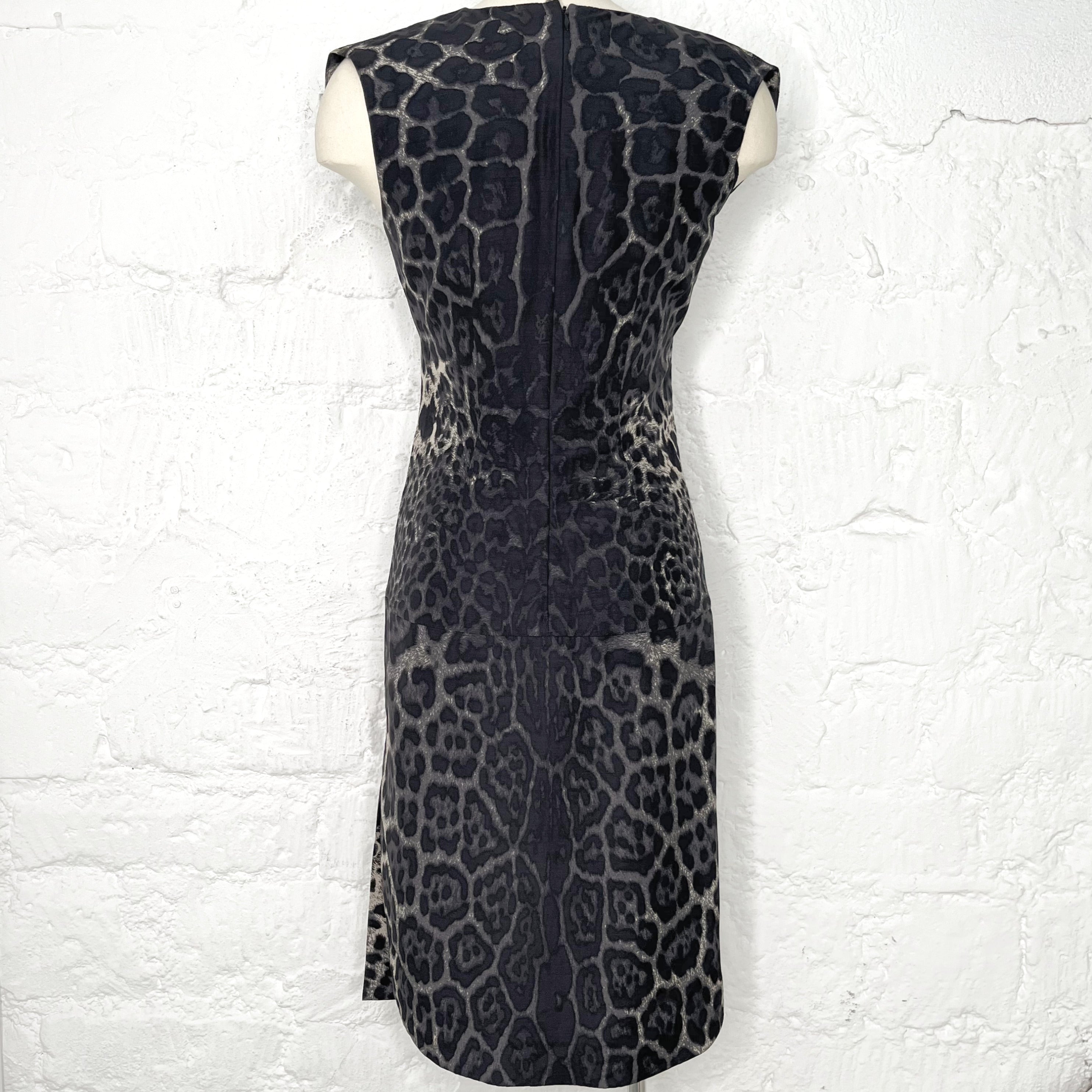 YVES SAINT LAURENT YVES SAINT LAURENT - Leopard Printed Dress - ALE PARIS Luxury Vintage