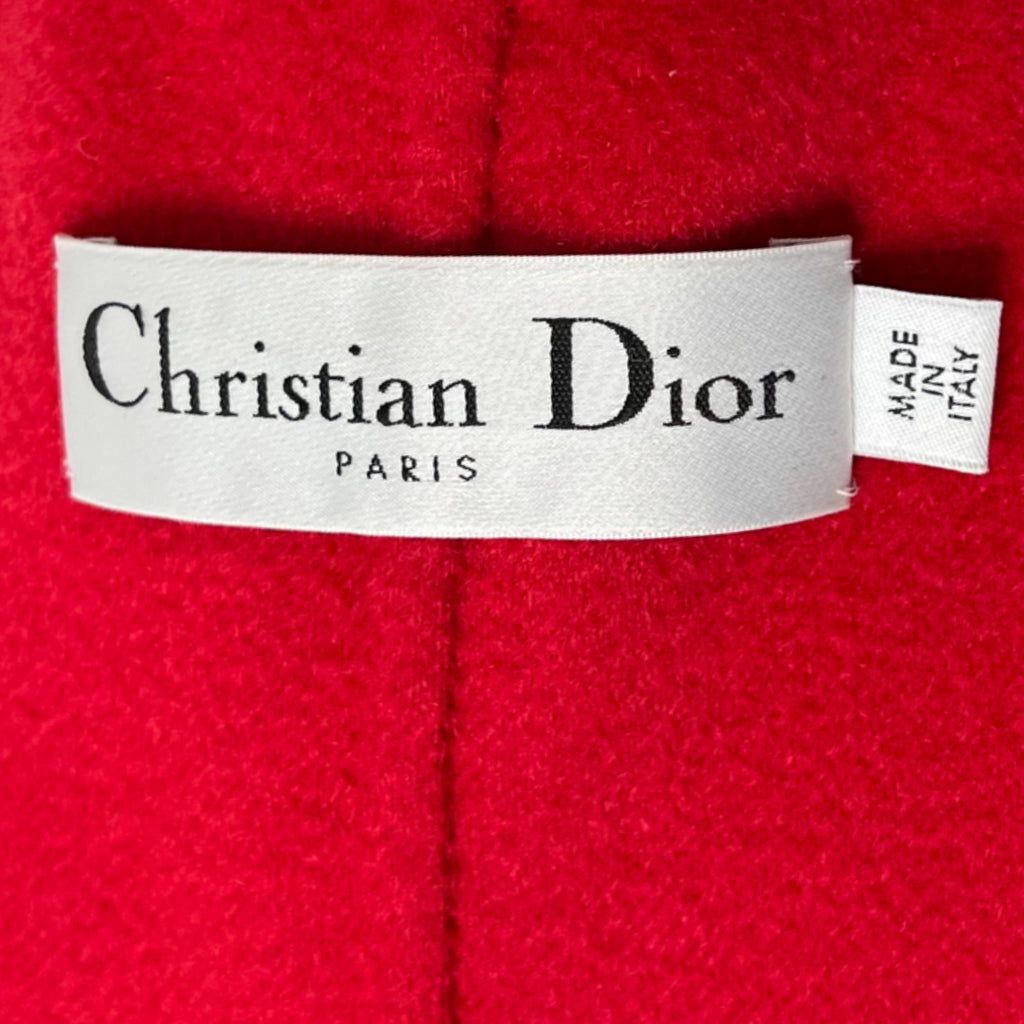 CHRISTIAN DIOR CHRISTIAN DIOR - Red Wool Blazer - ALE PARIS Luxury Vintage