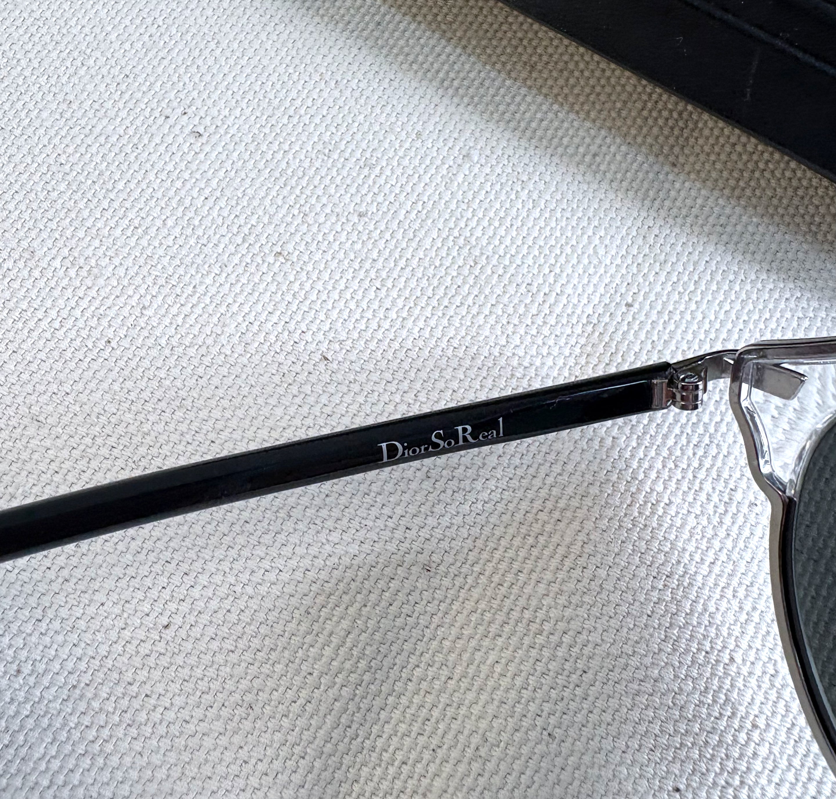 CHRISTIAN DIOR CHRISTIAN DIOR -  Silver So Real Sunglasses - ALE PARIS Luxury Vintage