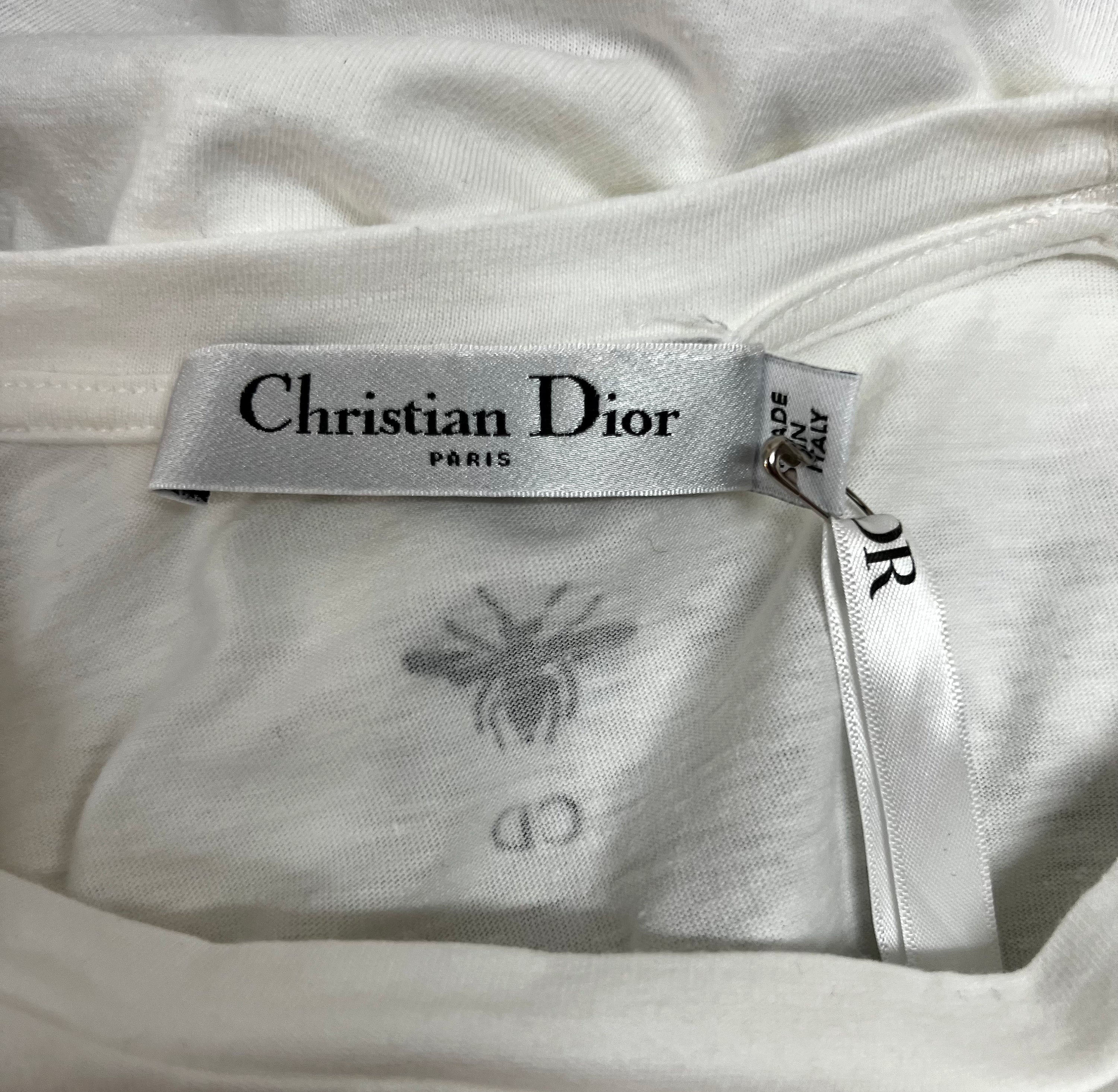 CHRISTIAN DIOR CHRISTIAN DIOR - Dior White Cruise T Shirt - ALE PARIS Luxury Vintage