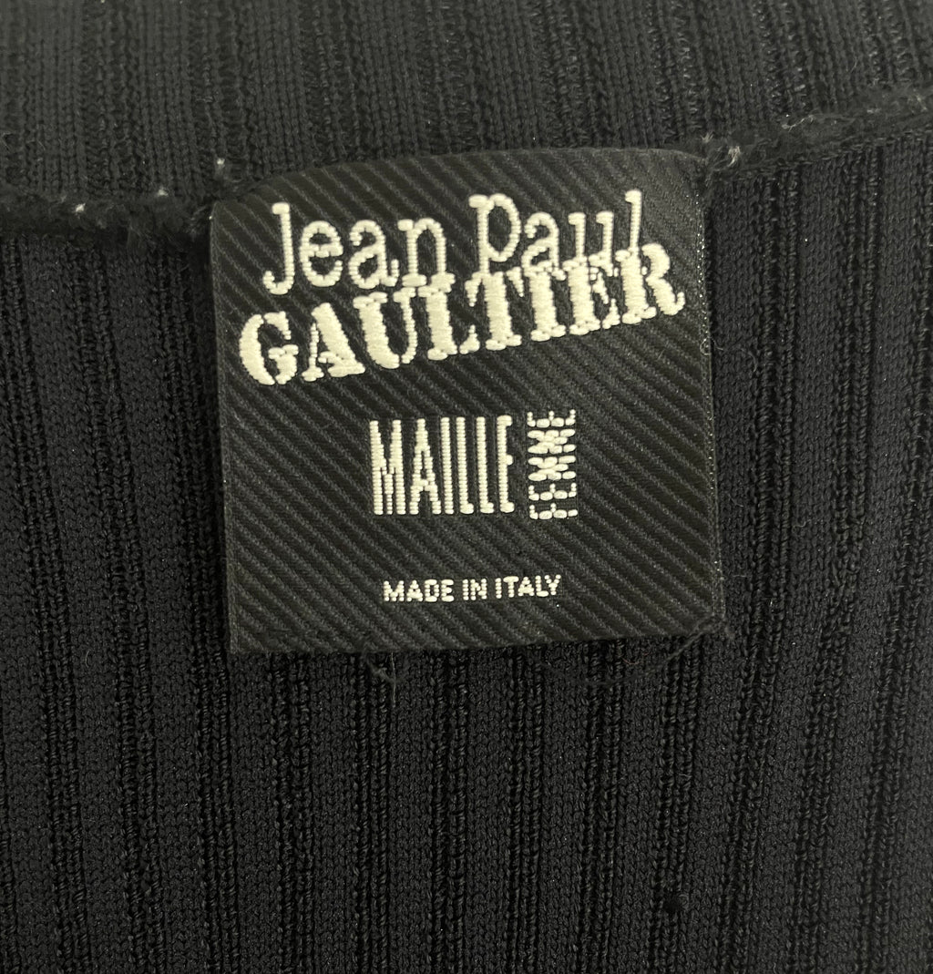 JEAN PAUL GAULTIER JEAN PAUL GAULTIER - Mid Length Black Dress - ALE PARIS Luxury Vintage