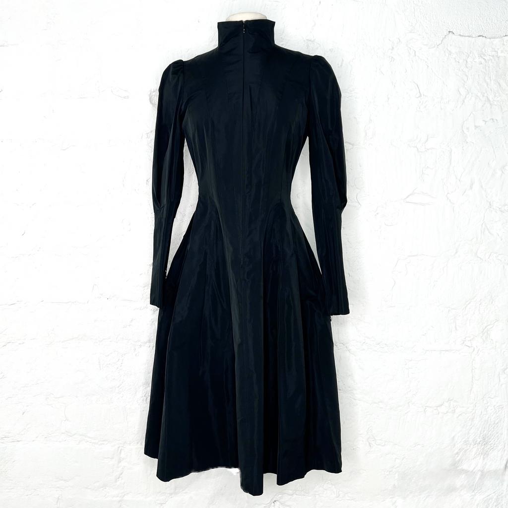 KENZO KENZO - Black Flured Dress Shirt - ALE PARIS Luxury Vintage