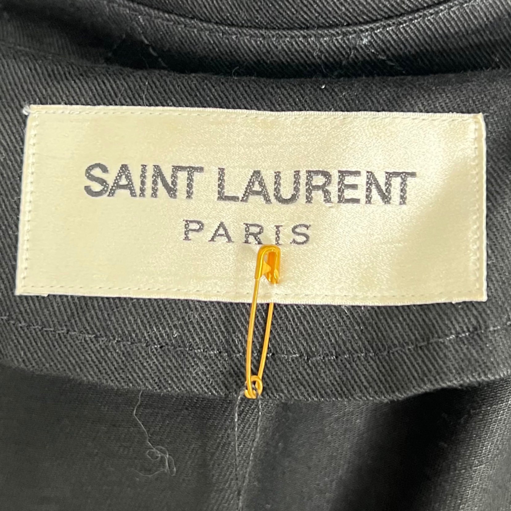 YVES SAINT LAURENT YVES SAINT LAURENT - Black Oversized Cargo Jacket - ALE PARIS Luxury Vintage