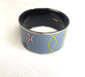 HERMES HERMES - Blue Enamel Bangle - ALE PARIS Luxury Vintage