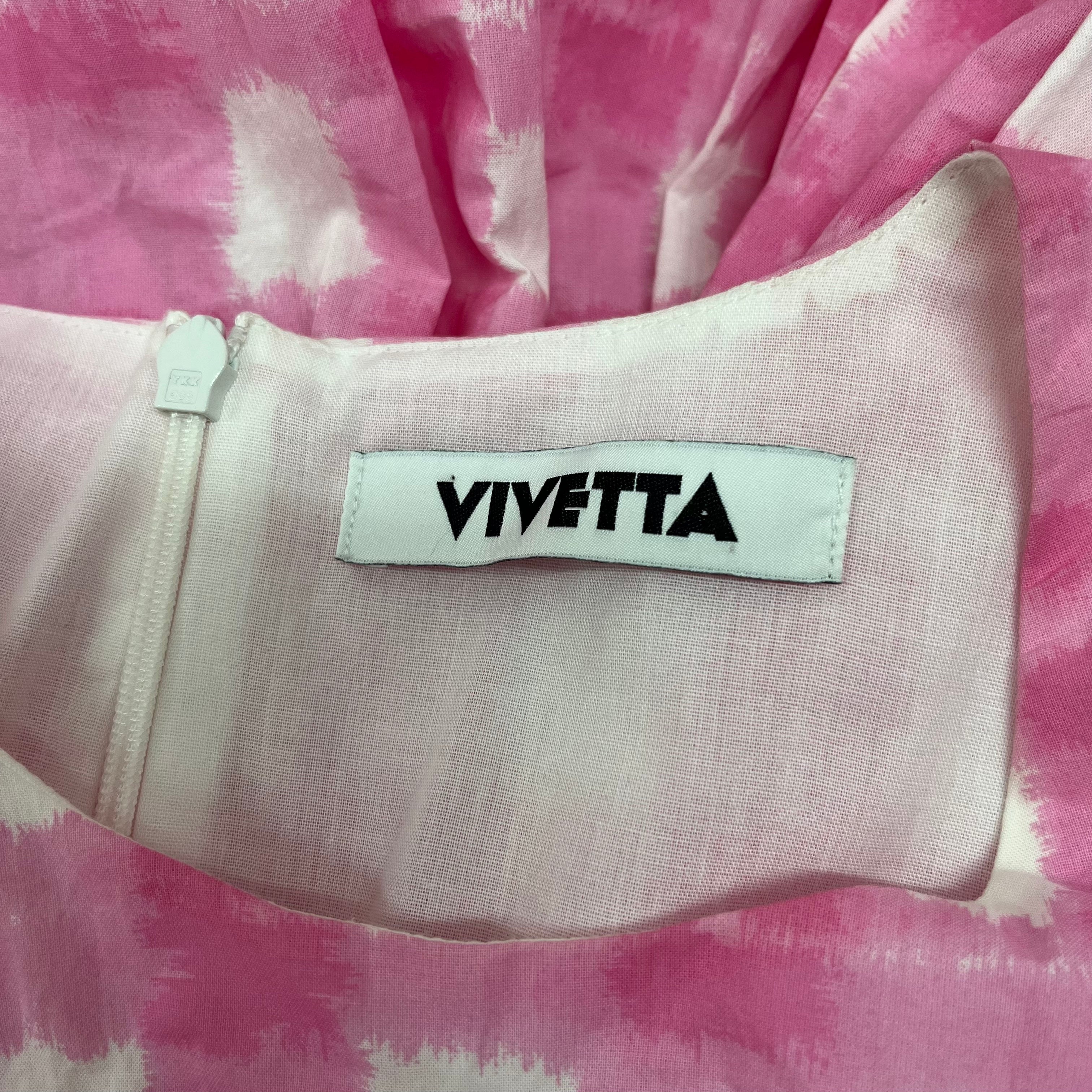 VIVETTA VIVETTA - Pink Printed Dress - ALE PARIS Luxury Vintage