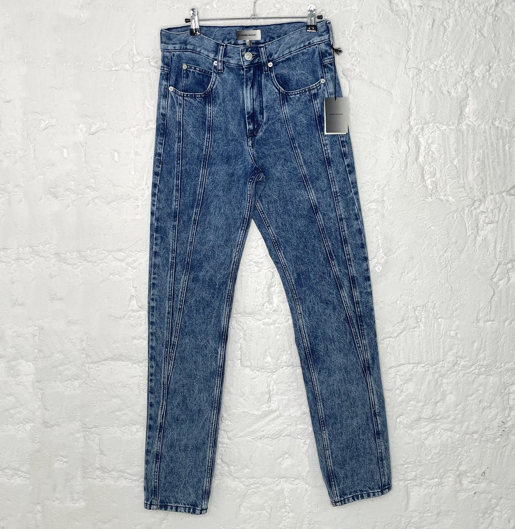 ISABEL MARANT ISABEL MARANT - Blue Denim Pants - ALE PARIS Luxury Vintage