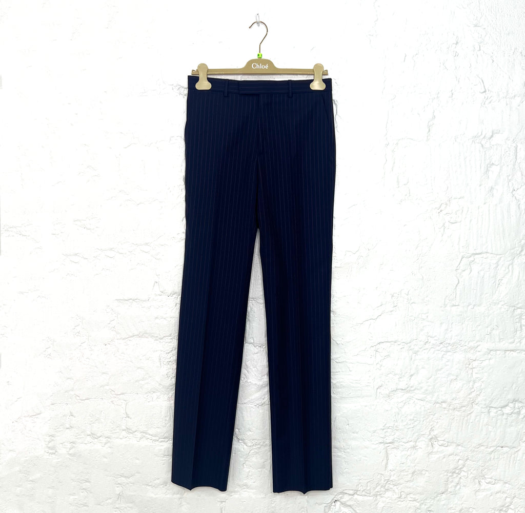 GUCCI GUCCI - Navy Smocking With Red Stripes - ALE PARIS Luxury Vintage