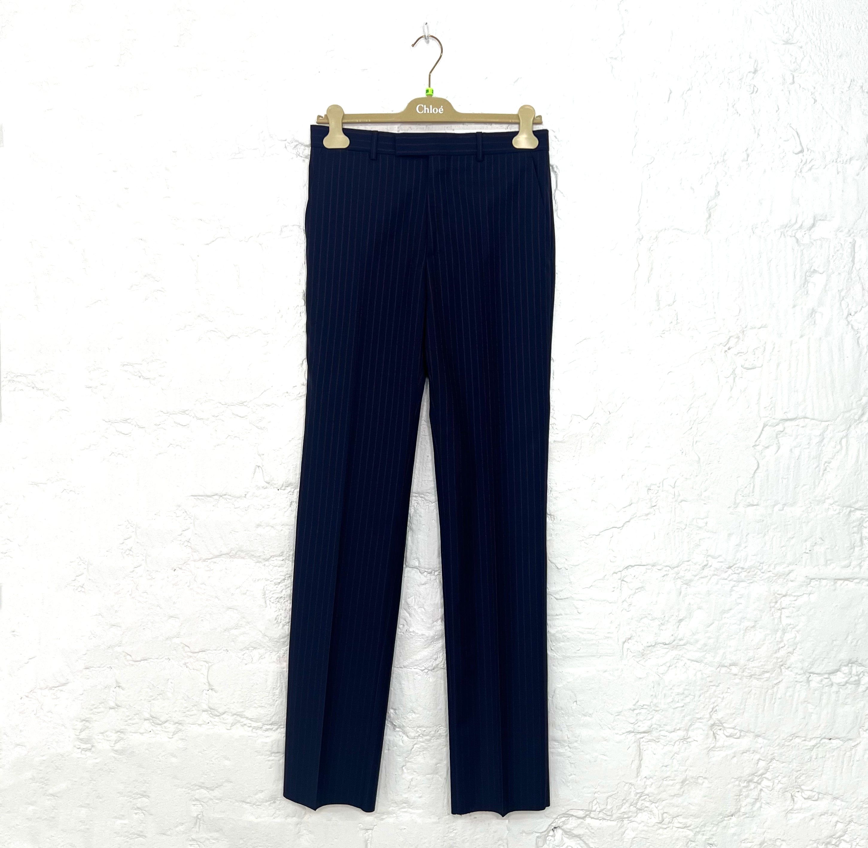 GUCCI GUCCI - Navy Smocking With Red Stripes - ALE PARIS Luxury Vintage