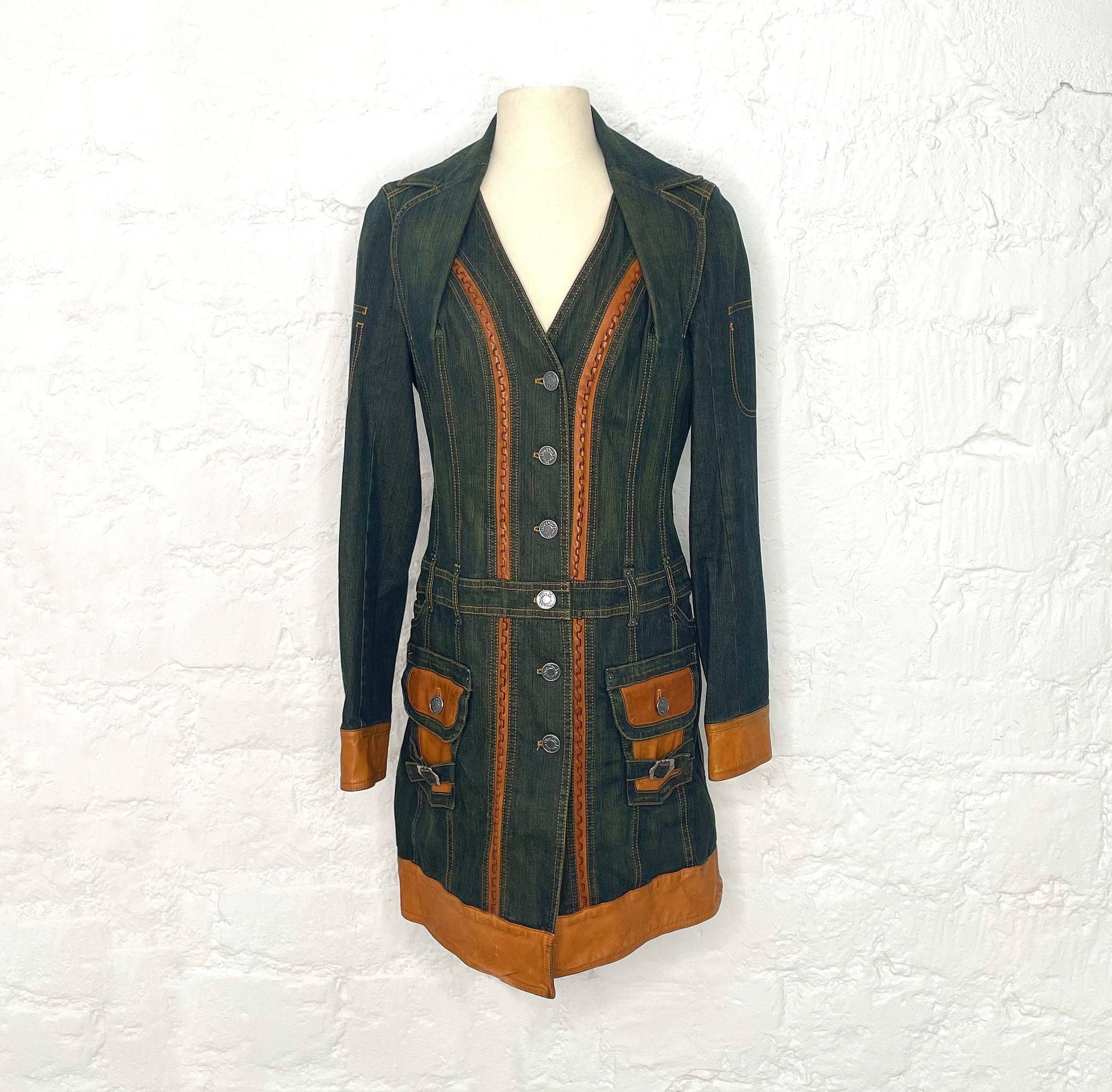 CHRISTIAN DIOR CHRISTIAN DIOR - Denim Bar Dress - ALE PARIS Luxury Vintage