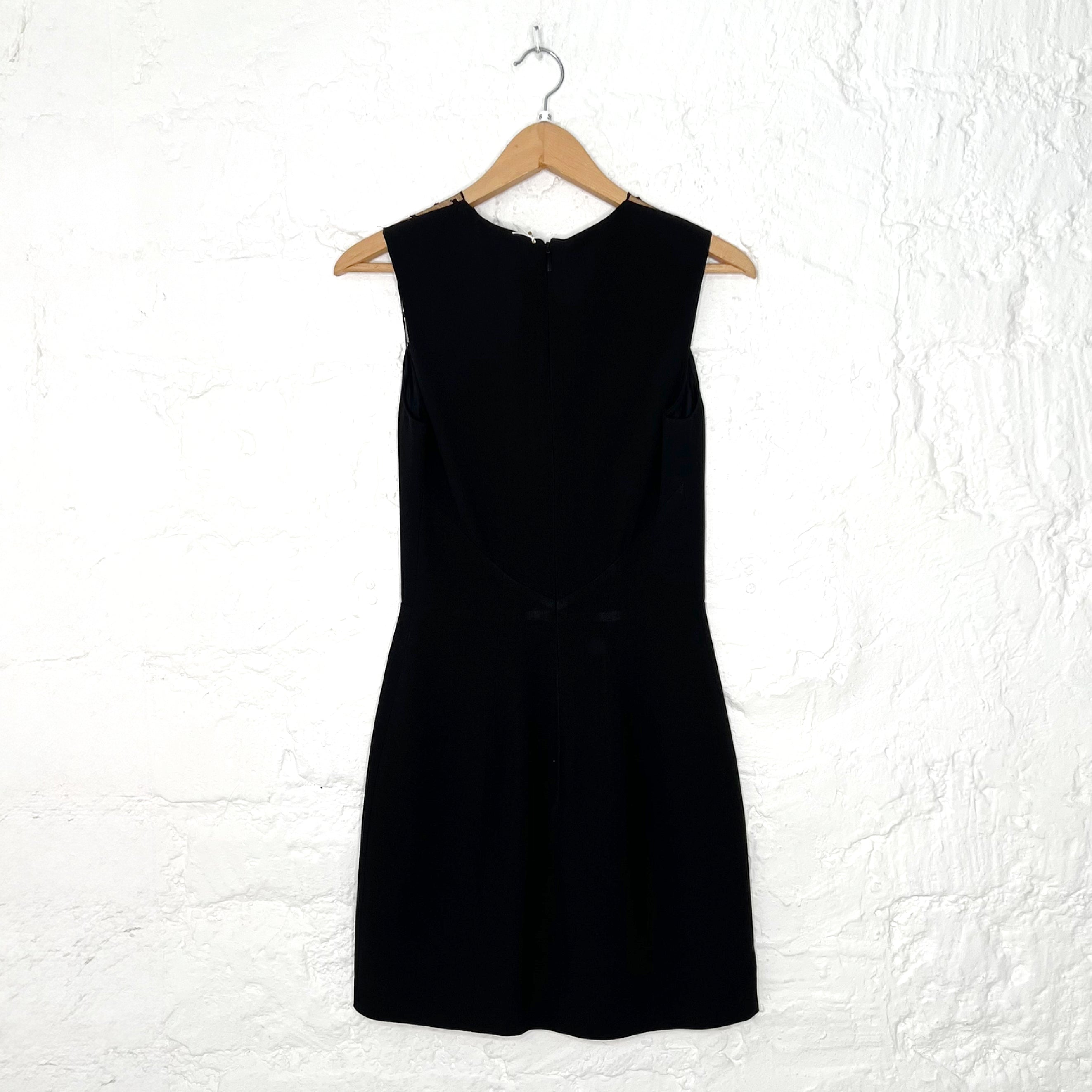 SAINT LAURENT SAINT LAURENT -  Black Short Dress - ALE PARIS Luxury Vintage