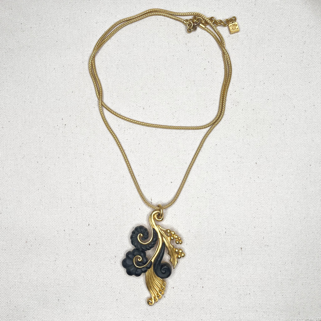 KARL LAGERFELD KARL LAGERFELD - Gold Necklace - ALE PARIS Luxury Vintage
