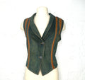 CHRISTIAN DIOR CHRISTIAN DIOR - Green Denim Waistcoat - ALE PARIS Luxury Vintage
