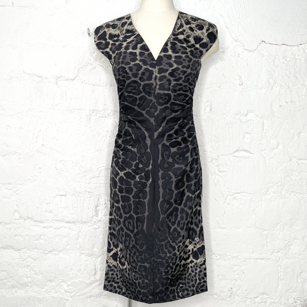 YVES SAINT LAURENT YVES SAINT LAURENT - Leopard Printed Dress - ALE PARIS Luxury Vintage