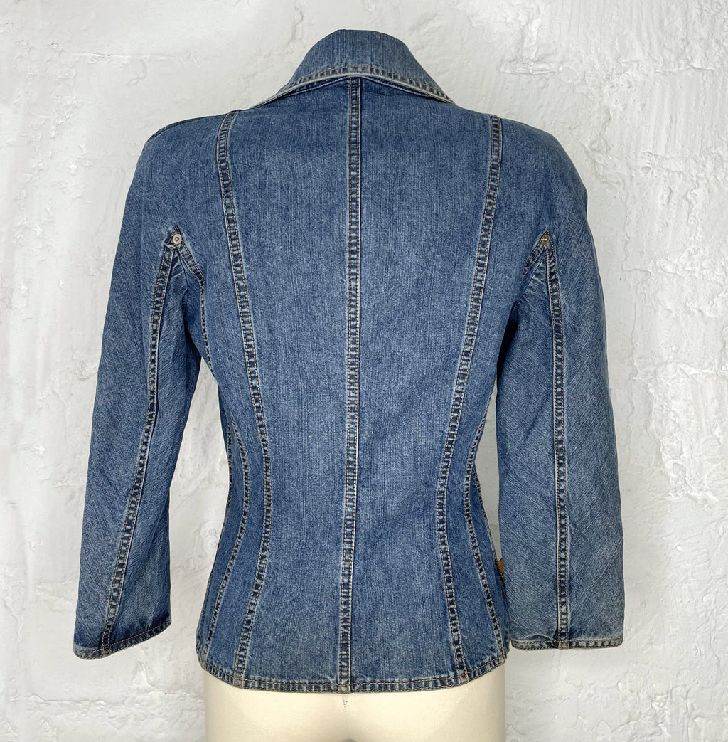 CHRISTIAN DIOR CHRISTIAN DIOR - Blue Denim Jacket - ALE PARIS Luxury Vintage