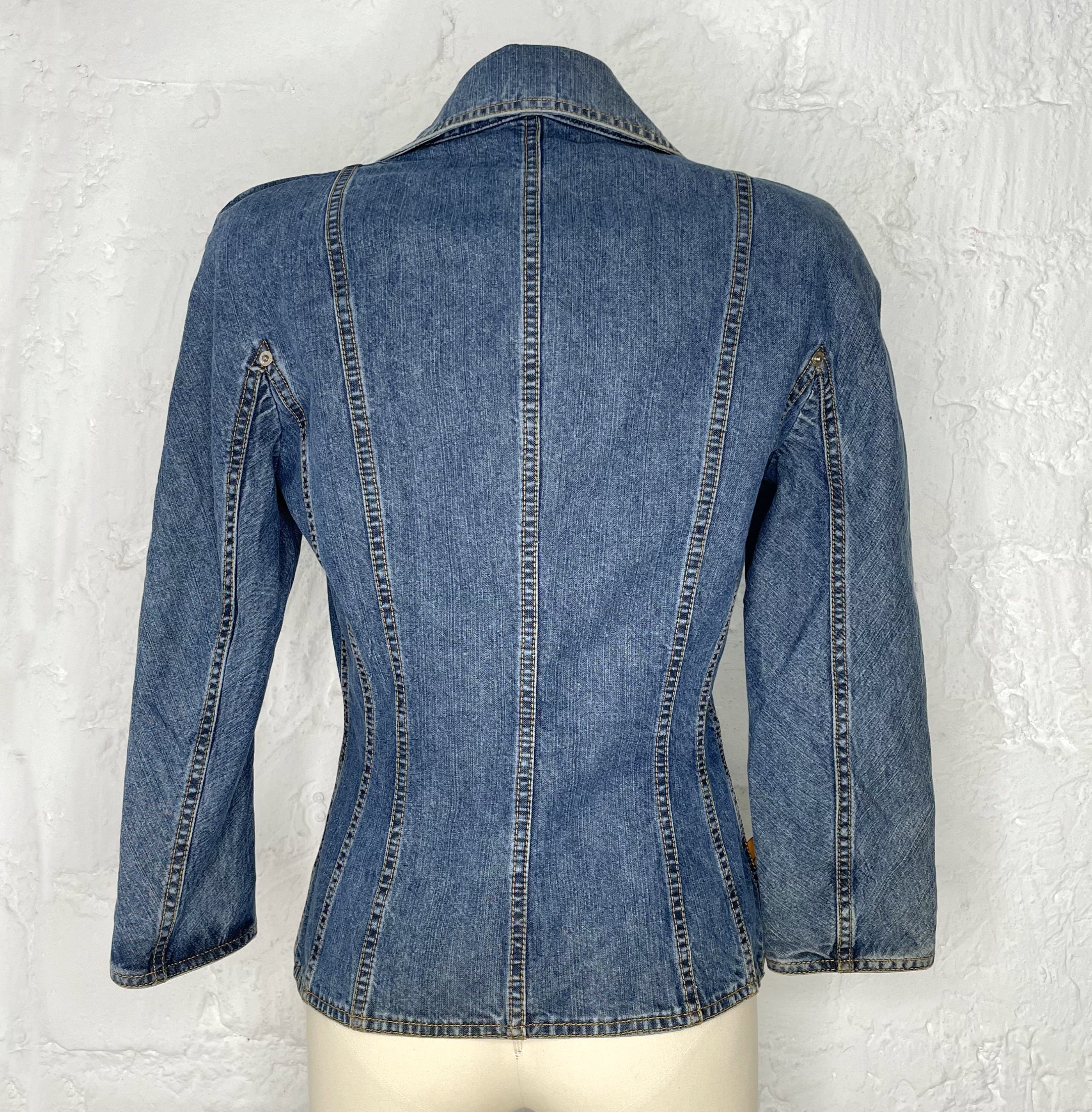 CHRISTIAN DIOR CHRISTIAN DIOR - Blue Denim Jacket - ALE PARIS Luxury Vintage