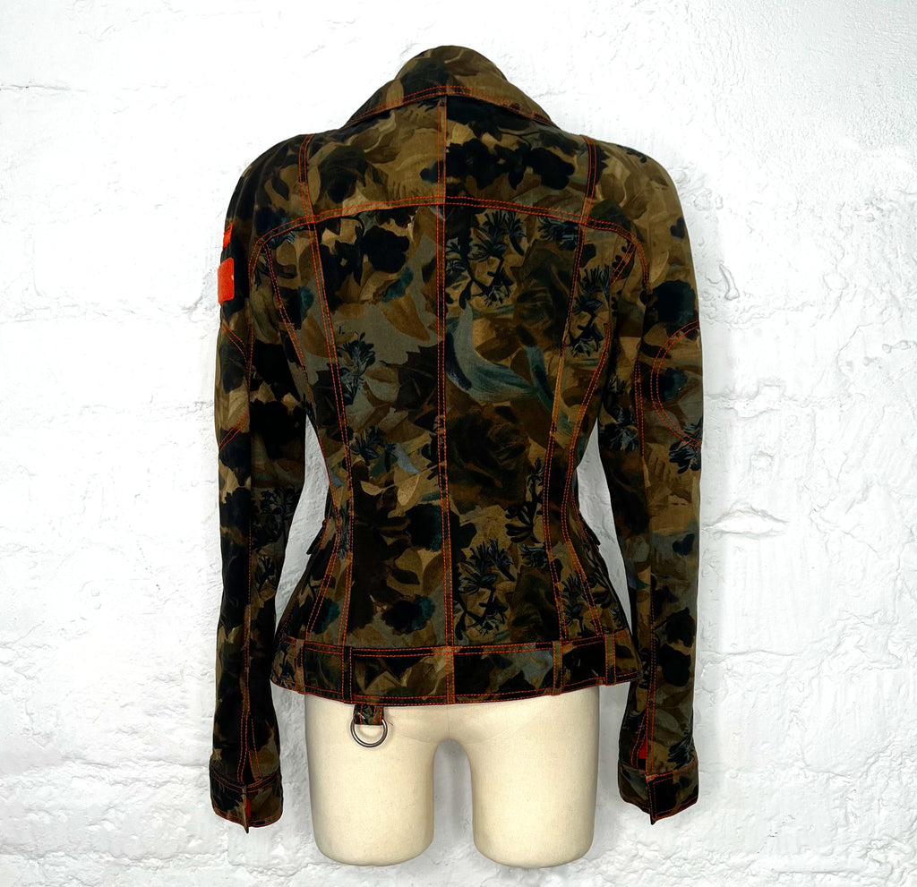CHRISTIAN DIOR CHRISTIAN DIOR - Camo Fitted Bar Jacket - ALE PARIS Luxury Vintage