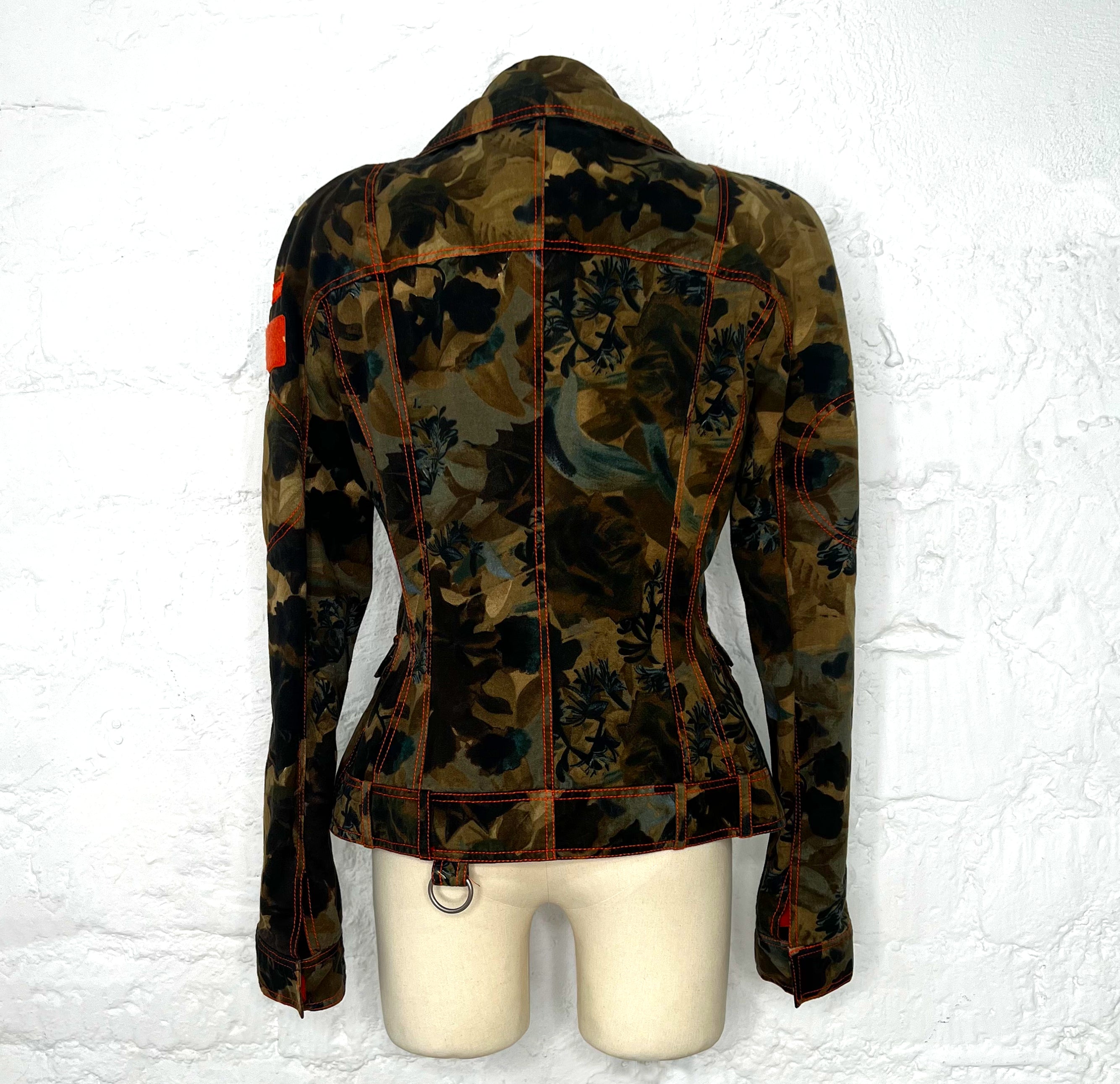 CHRISTIAN DIOR CHRISTIAN DIOR - Camo Fitted Bar Jacket - ALE PARIS Luxury Vintage