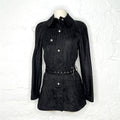 CHRISTIAN DIOR - Black monogram trench-coat - ALE PARIS Luxury Vintage